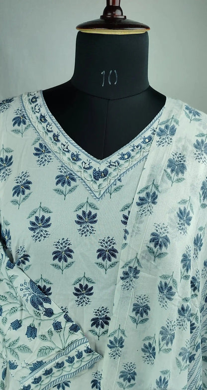 White Casual Wear Frock